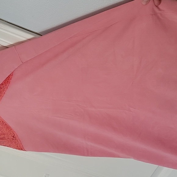 Vintage Hand Dyed Slip in Coral Zazz - Picture 5 of 16